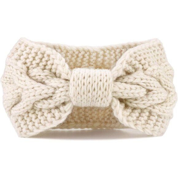 Winter Knit Headbands Women Crochet Ear Warmer Winter Accessories 4 Pack main image 8